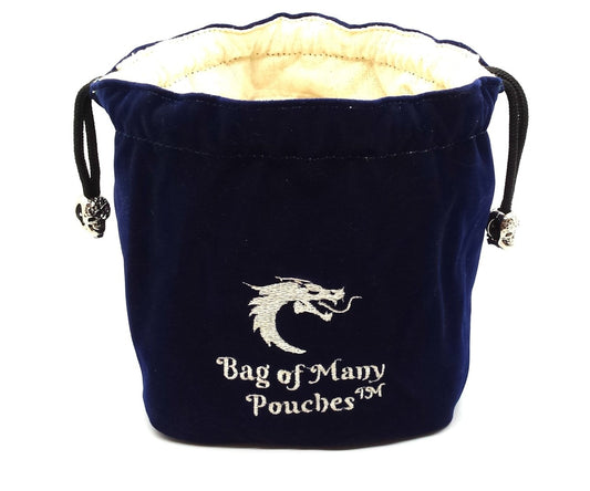 Bag of Many Pouches RPG D&D Dice Bag: Blue