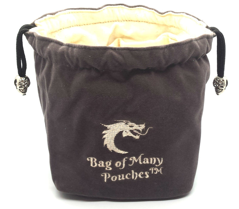 Bag of Many Pouches RPG D&D Dice Bag: Gray