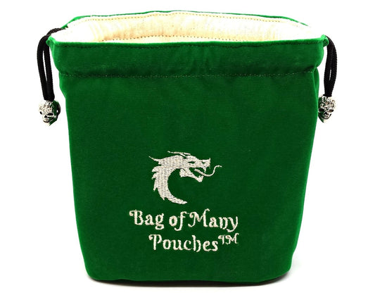 Bag of Many Pouches RPG D&D Dice Bag: Green