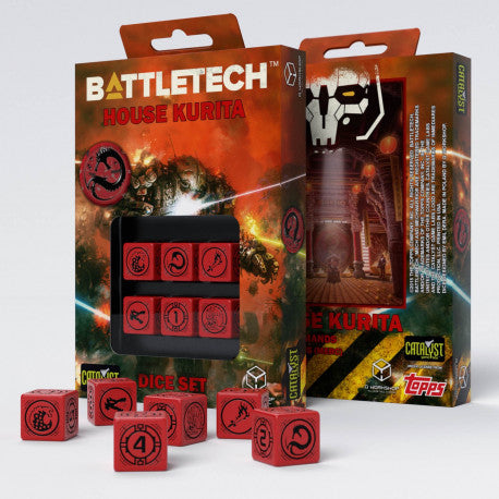 Battletech House Kurita D6 Dice (6)
