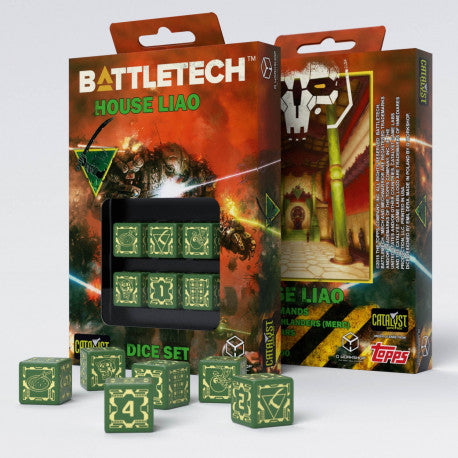 Battletech House Liao D6 Dice (6)