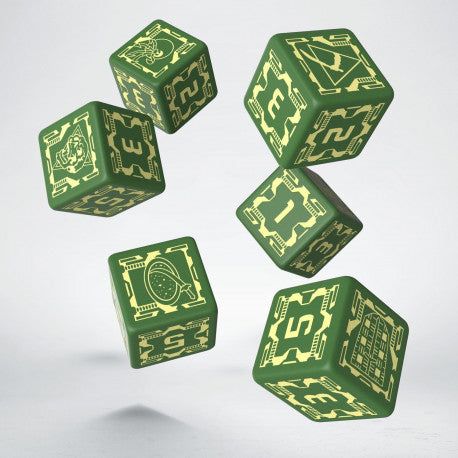 Battletech House Liao D6 Dice (6)