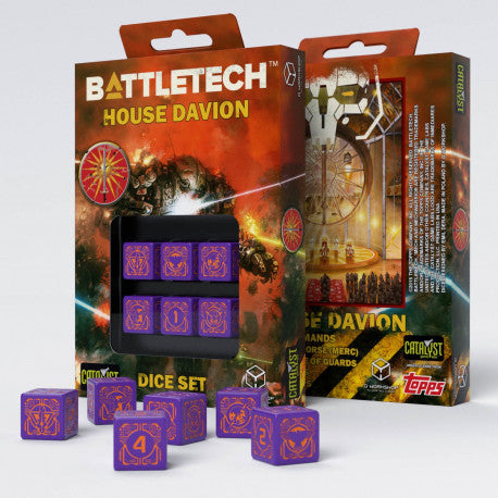 Battletech House Marik D6 Dice Set (6)