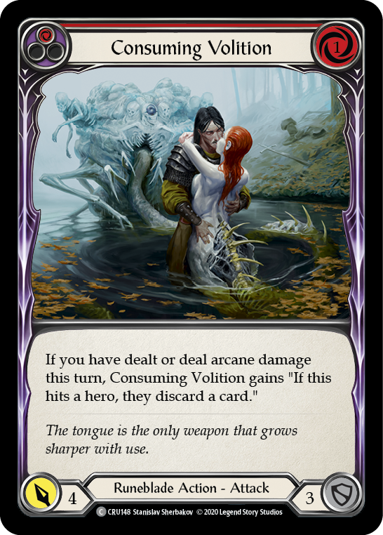 Consuming Volition (Red) (CRU148) [Crucible of War]