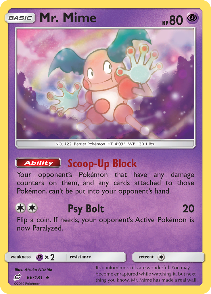 Mr. Mime (66/181) [SM - Team Up]