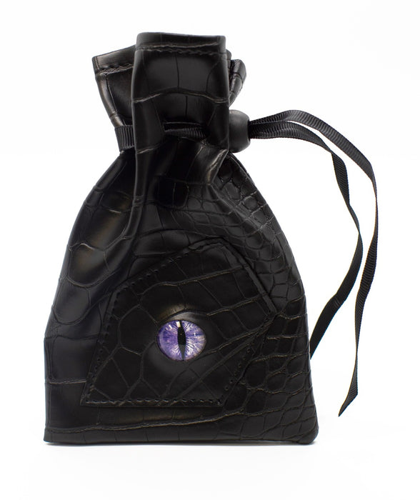 Dragon Eye RPG DnD Dice Bag: Black Dragon