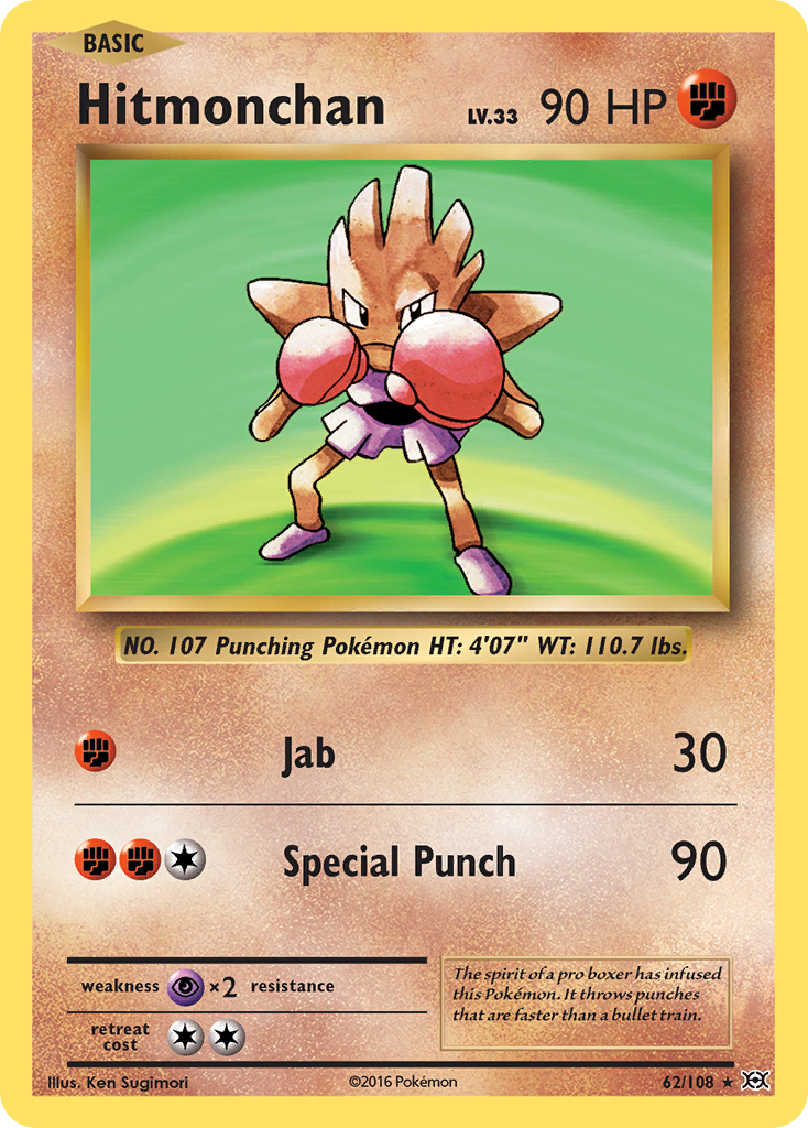 Hitmonchan (62/108) [XY - Evolutions]
