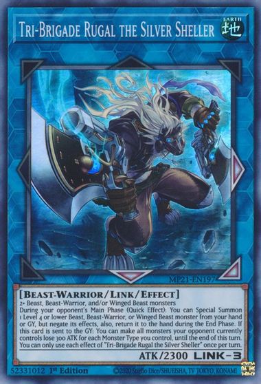 Tri-Brigade Rugal the Silver Sheller (MP21-EN197) [2021 Tin of Ancient Battles]
