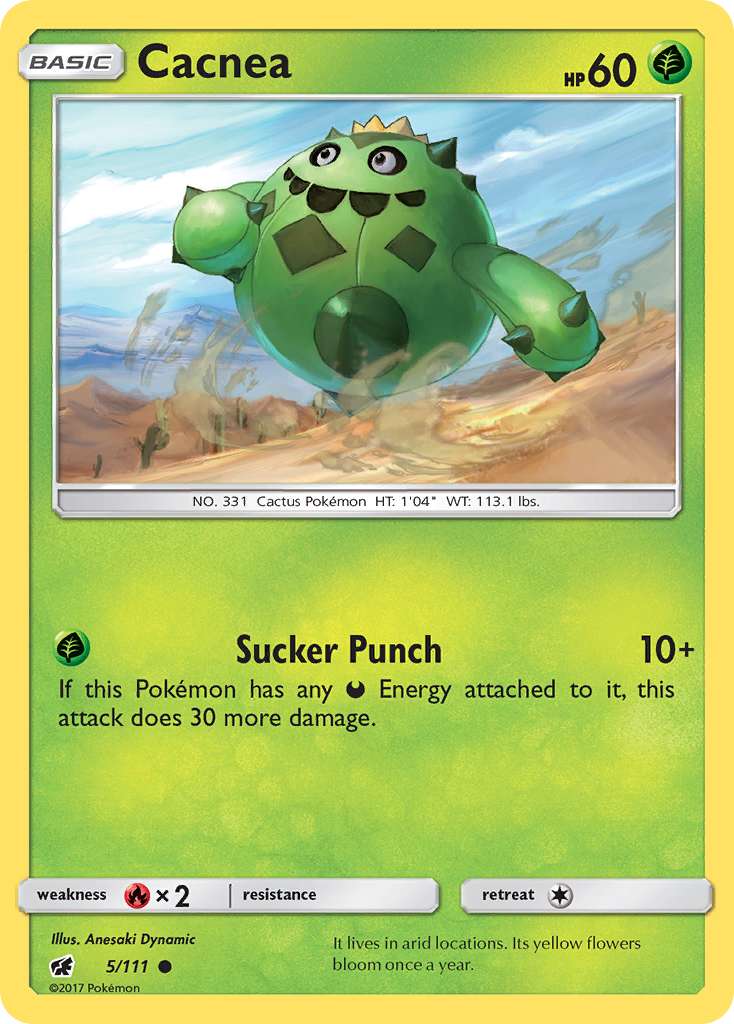 Cacnea (5/111) [SM - Crimson Invasion]