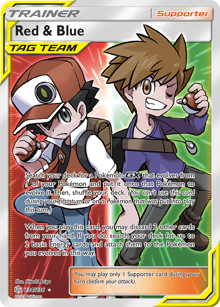 Red & Blue (Full Art) (234/236) [SM - Cosmic Eclipse]