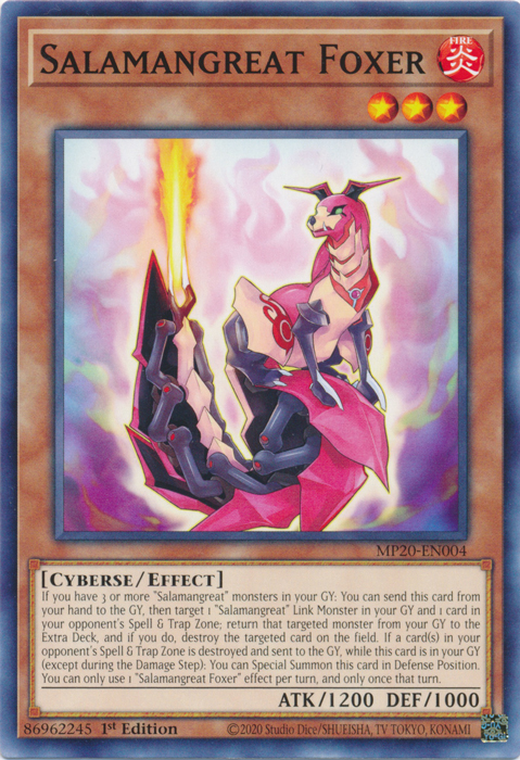 Salamangreat Foxer (MP20-EN004) [2020 Tin of Lost Memories]