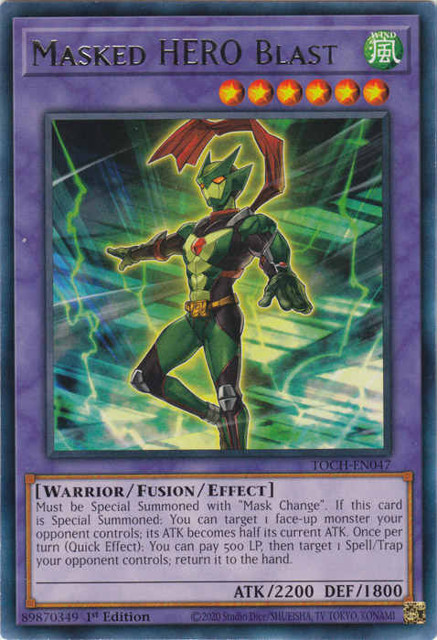 Masked HERO Blast (TOCH-EN047) [Toon Chaos]