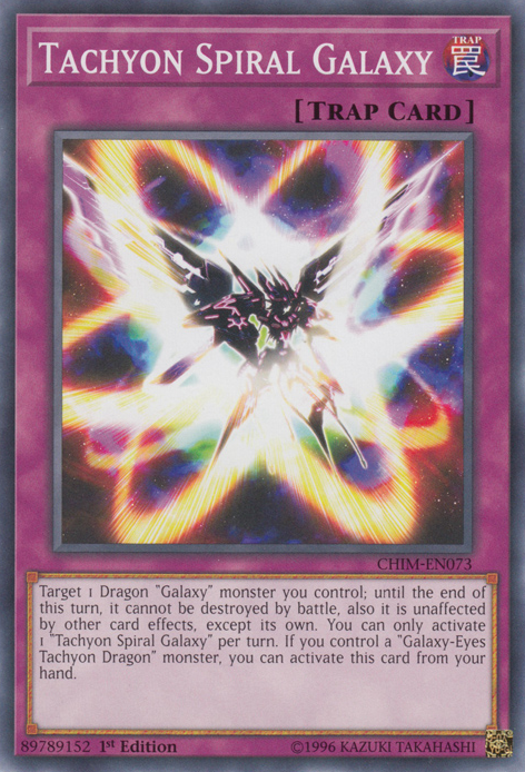 Tachyon Spiral Galaxy (CHIM-EN073) [Chaos Impact]