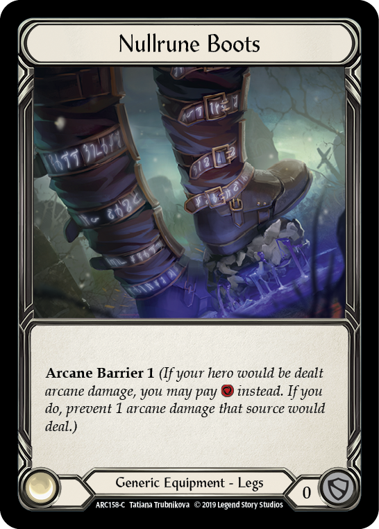 Nullrune Boots (ARC158) [Arcane Rising]
