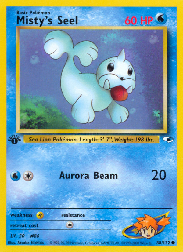 Misty's Seel (088/132) [Gym Heroes]