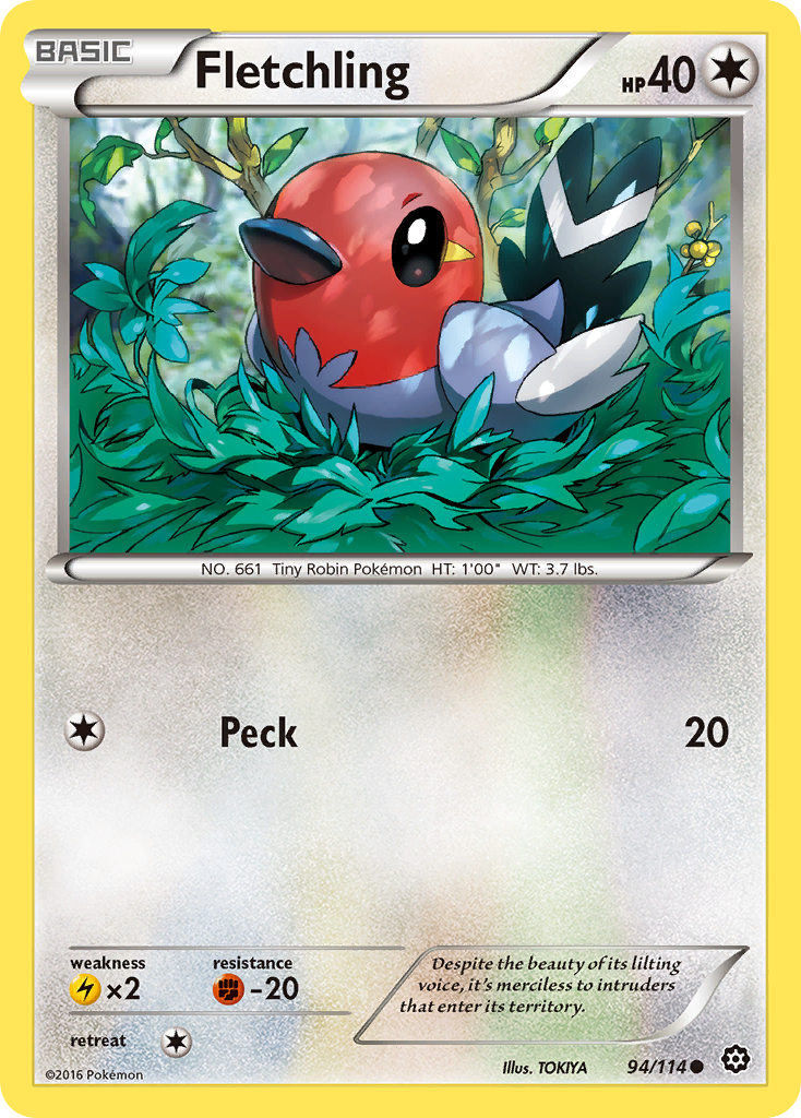 Fletchling (94/114) [XY - Steam Siege]