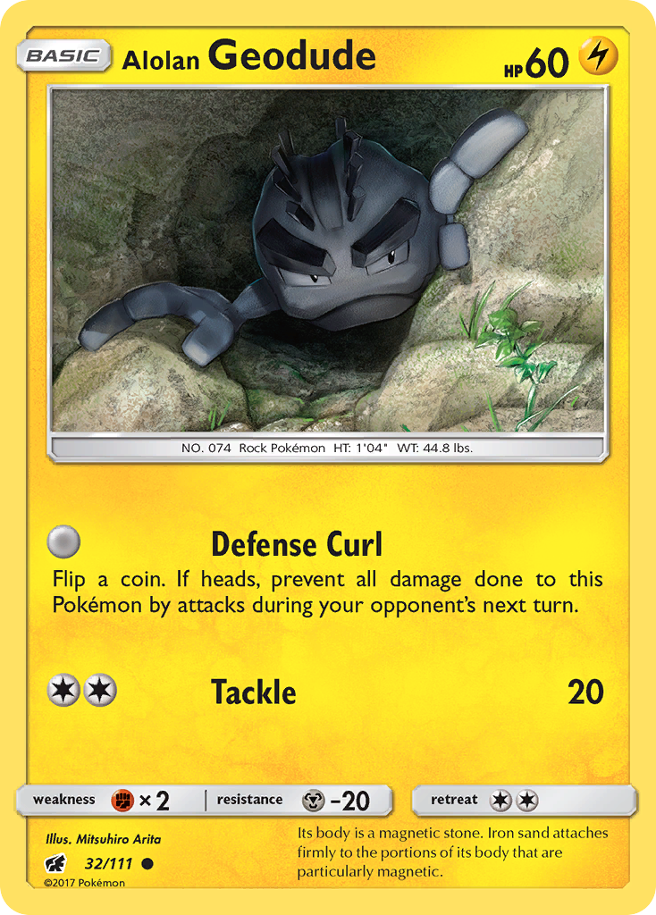Alolan Geodude (32/111) [SM - Crimson Invasion]