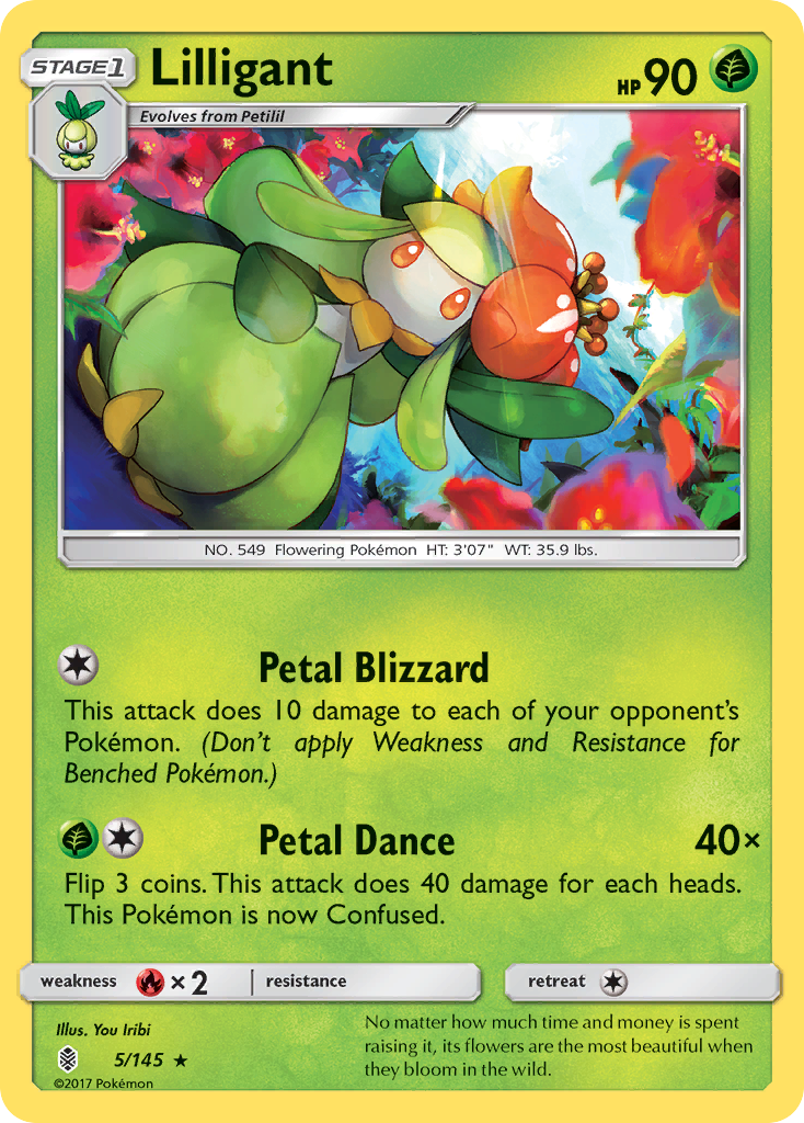 Lilligant (5/145) [SM - Guardians Rising]