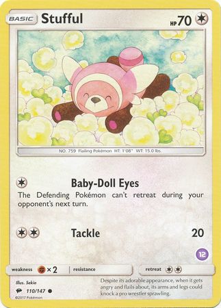 Stufful (12) (110/147) [SM Trainer Kit: Alolan Sandslash & Alolan Ninetales]