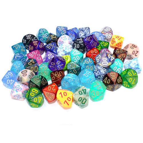 Premium D10 Poly Assorted Dice