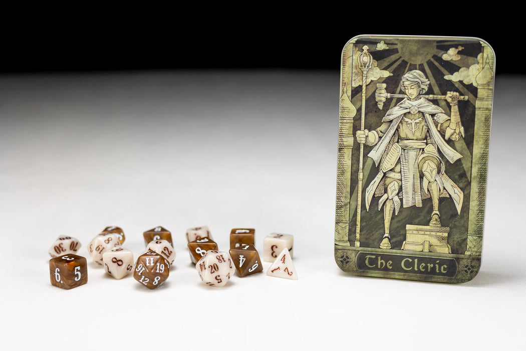 Class-Specific Dice Set: Cleric (Pathfinder and 5E)