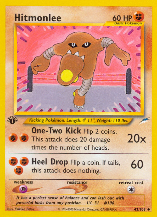 Hitmonlee (042/105) [Neo Destiny]
