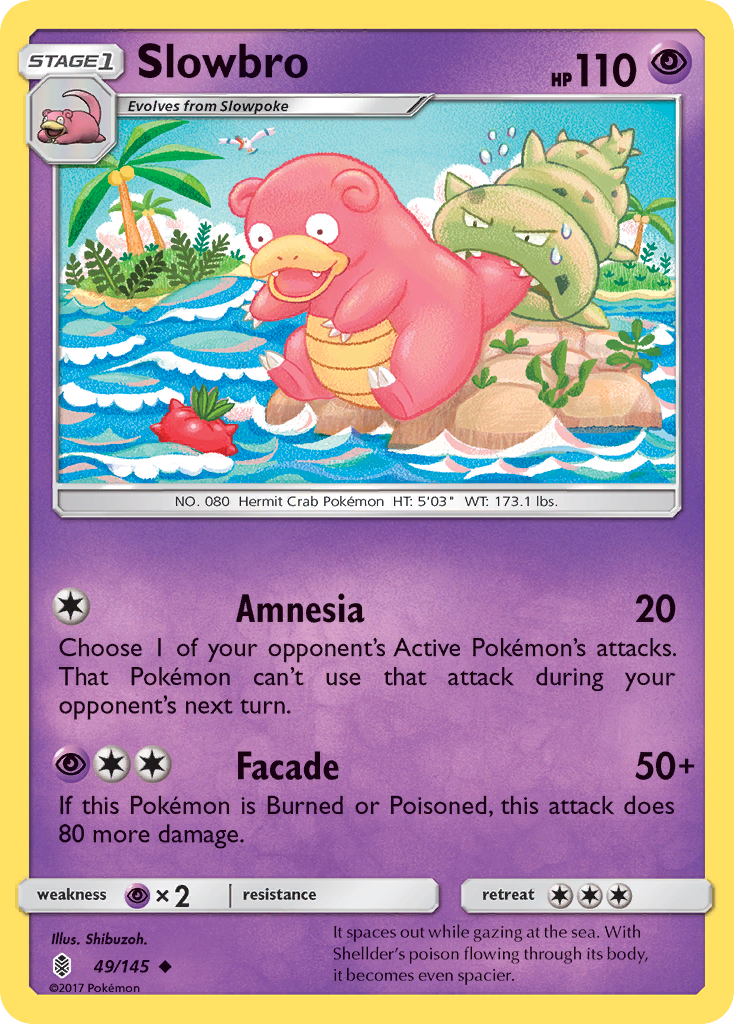 Slowbro (49/145) [SM - Guardians Rising]
