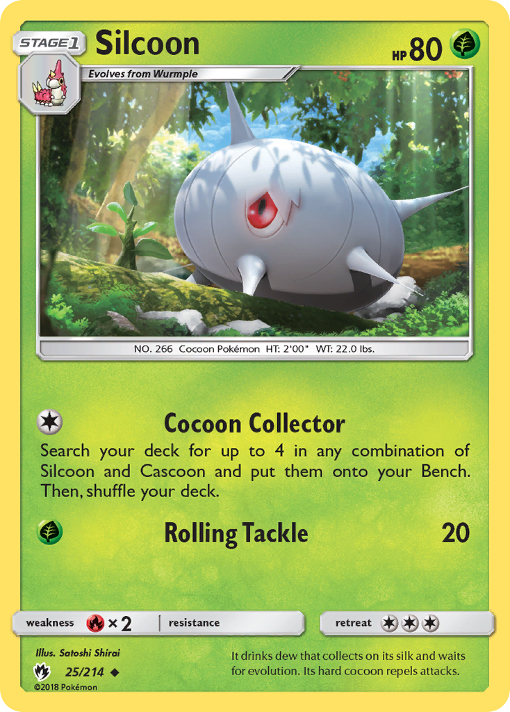 Silcoon (25/214) [SM - Lost Thunder]
