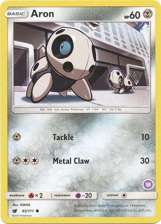 Aron (18) (65/111) [SM Trainer Kit: Alolan Sandslash & Alolan Ninetales]
