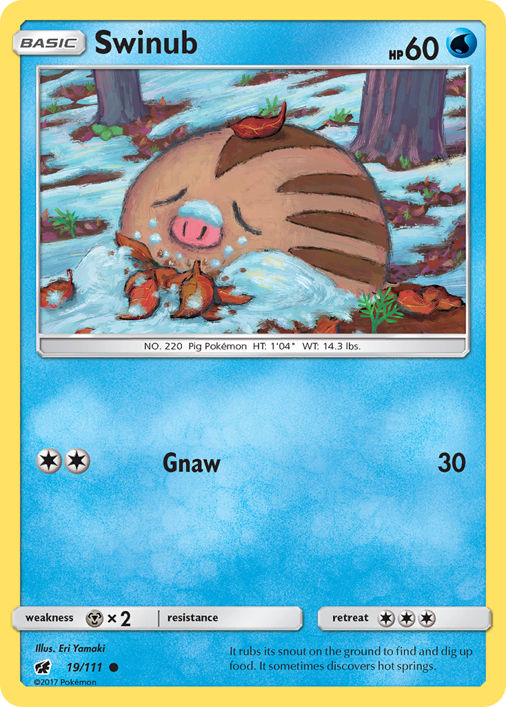 Swinub (19/111) [SM - Crimson Invasion]