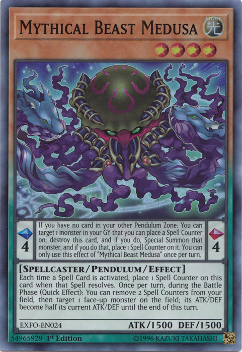 Mythical Beast Medusa (EXFO-EN024) [Extreme Force]