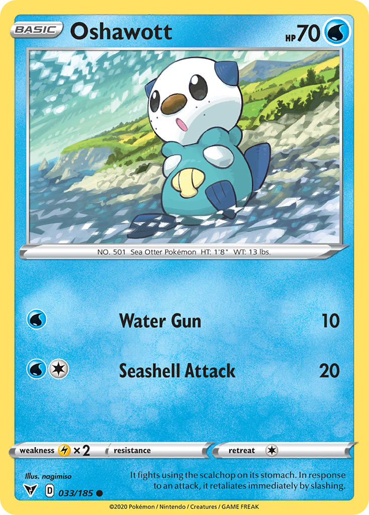 Oshawott (033/185) [SWSH04: Vivid Voltage]