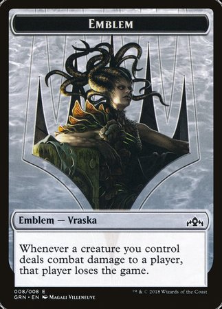 Emblem - Vraska, Golgari Queen [Guilds of Ravnica Tokens]