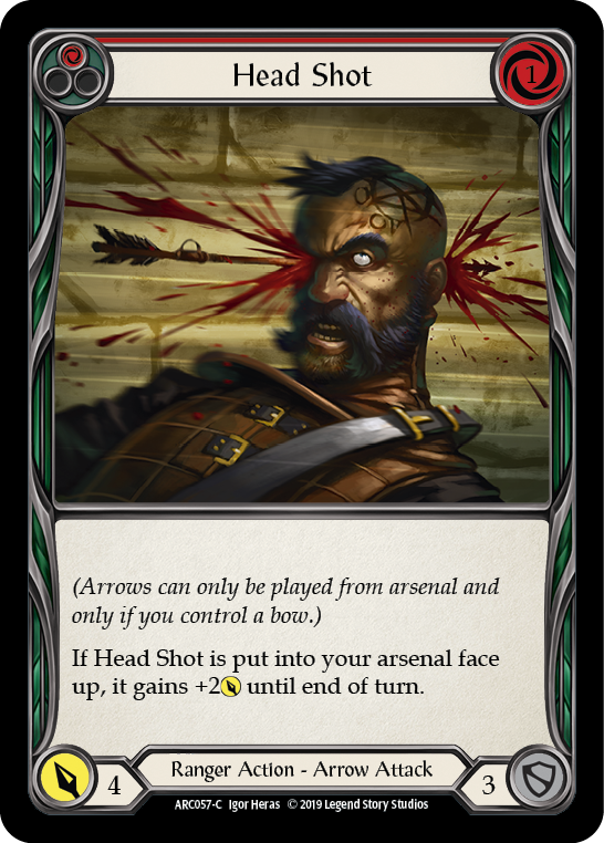 Head Shot (Red) (ARC057) [Arcane Rising]