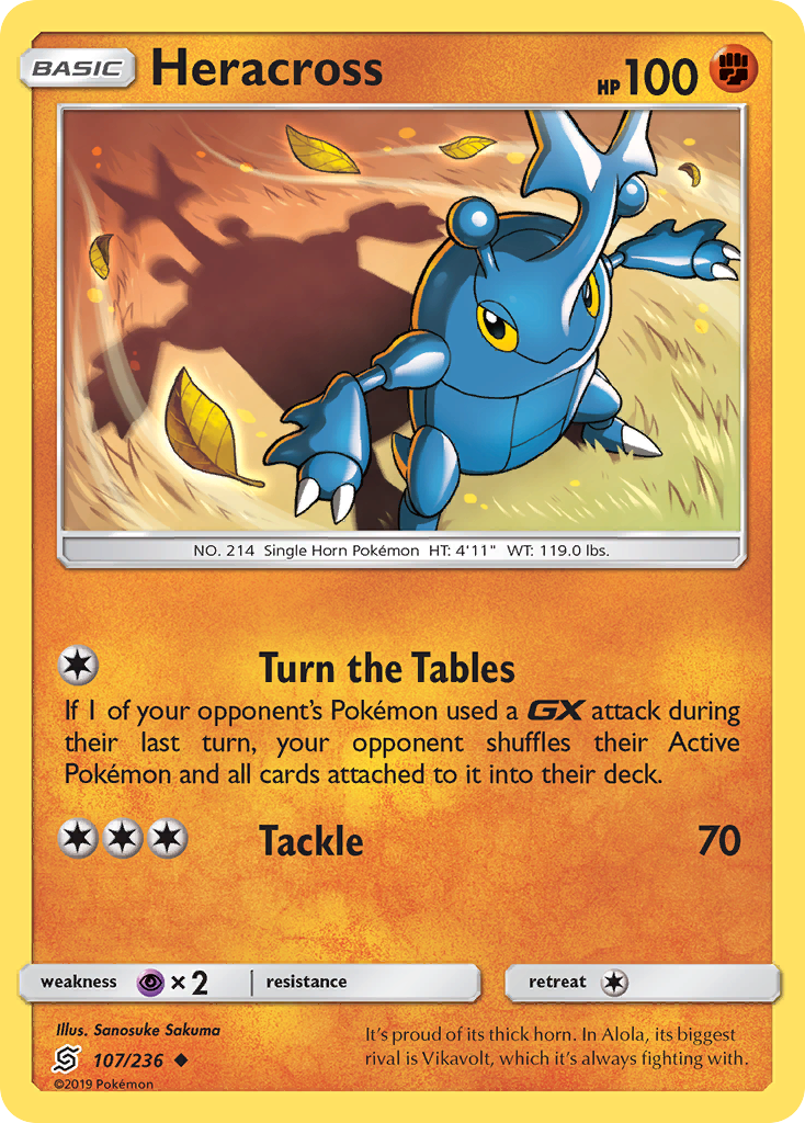 Heracross (107/236) [SM - Unified Minds]