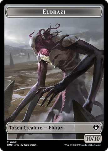 Eldrazi // Phyrexian Germ Double-Sided Token [Commander Masters Tokens]