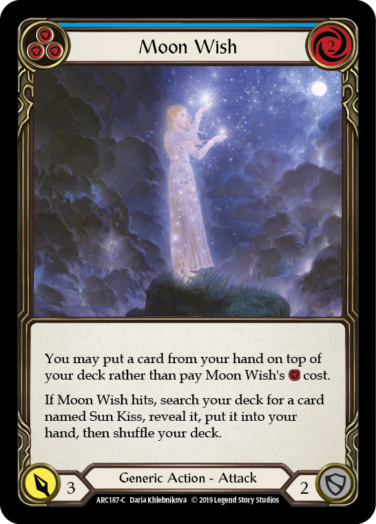 Moon Wish (Blue) (ARC187) [Arcane Rising]