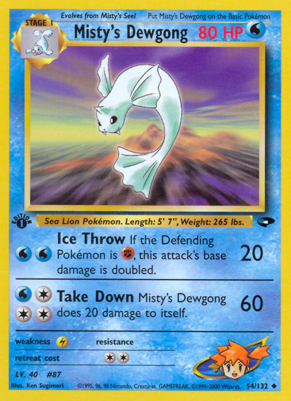 Misty's Dewgong (054/132) [Gym Challenge]