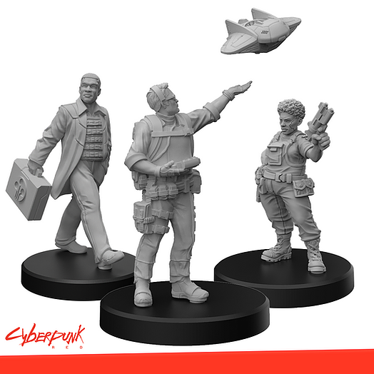 Cyberpunk Red RPG: Edgerunners G Miniatures