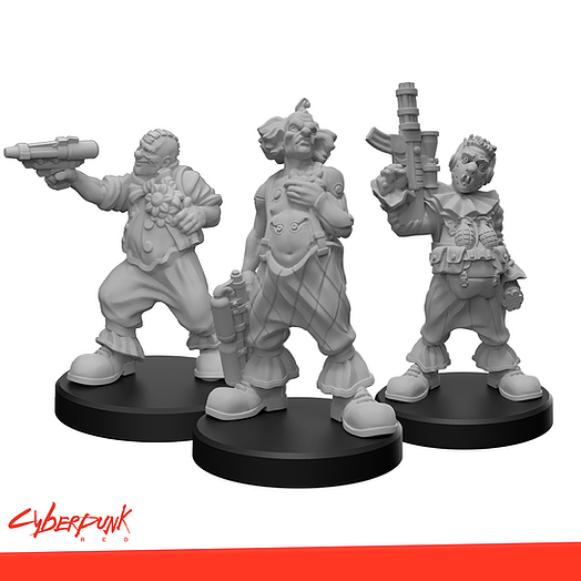 Cyberpunk Red RPG: Combat Bozos A Miniatures