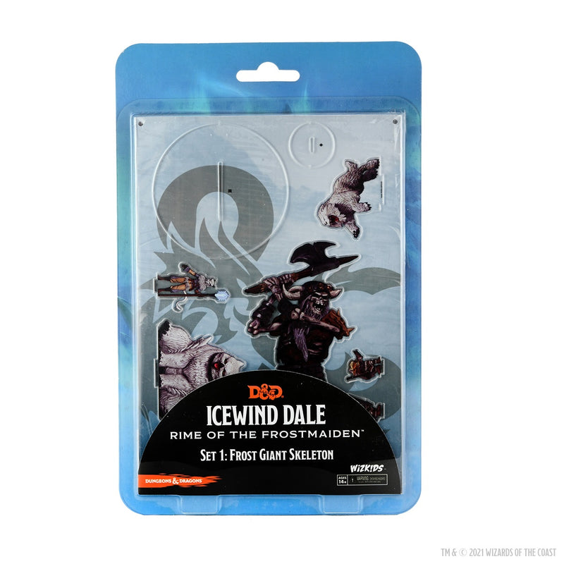 D&D Idols of the Realms Miniatures: Icewind Dale: Rime of the Frostmaiden – 2D Frost Giant Skeleton