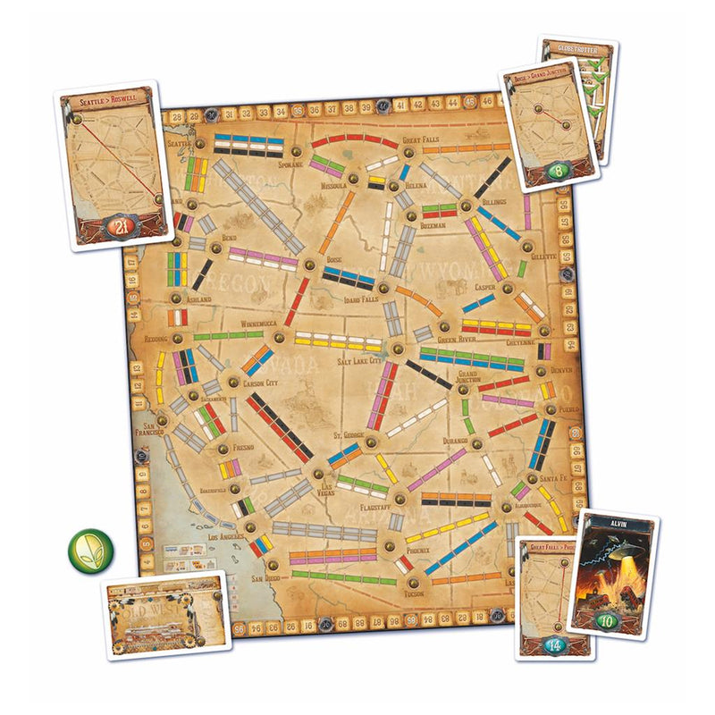 Ticket to Ride: France-Old West Map 6