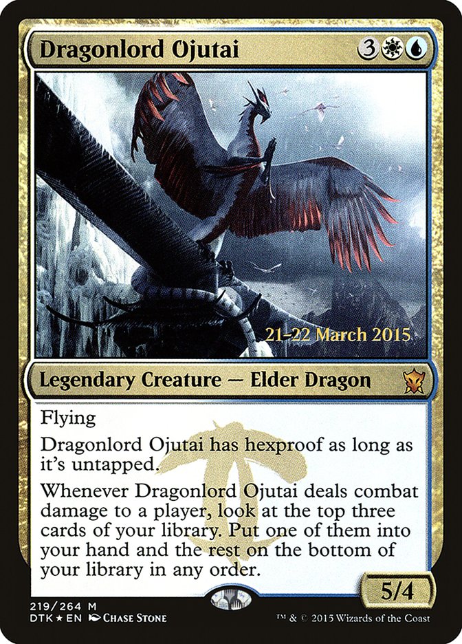 Dragonlord Ojutai  [Dragons of Tarkir Prerelease Promos]