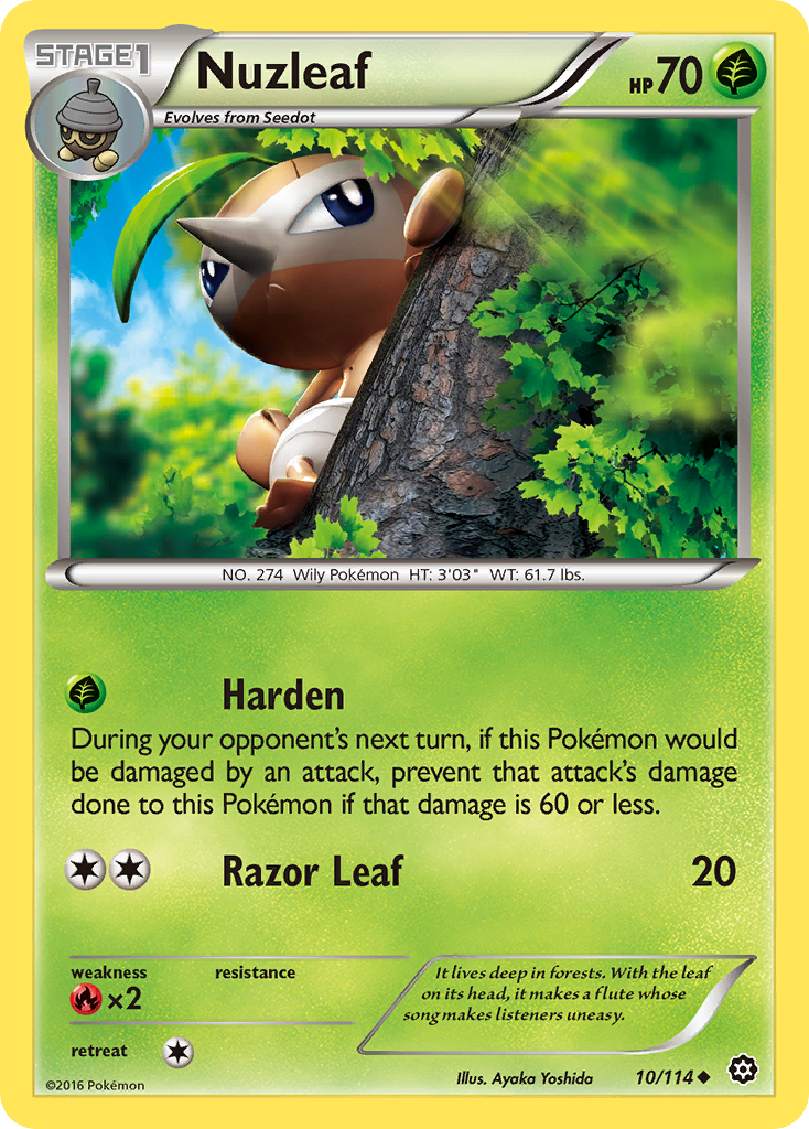 Nuzleaf (10/114) [XY - Steam Siege]