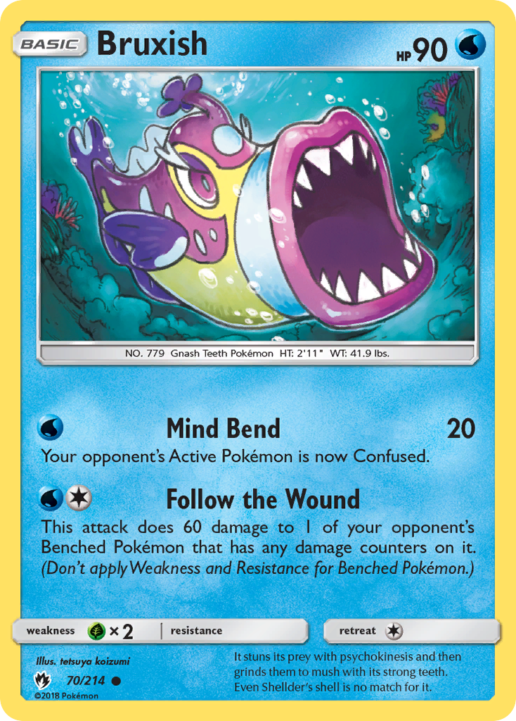 Bruxish (70/214) [SM - Lost Thunder]