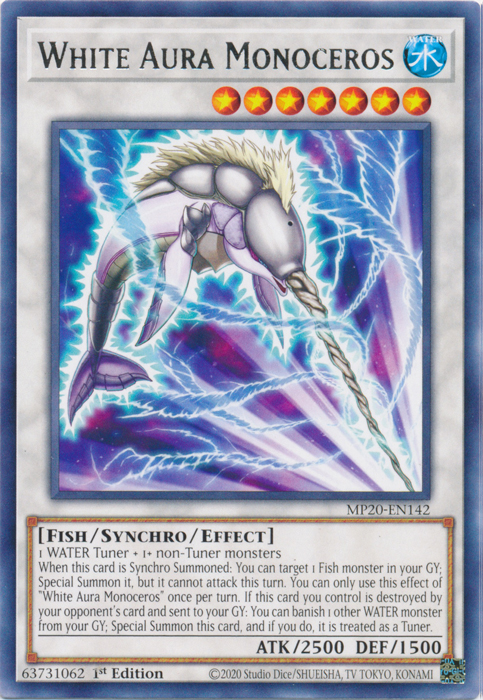 White Aura Monoceros (MP20-EN142) [2020 Tin of Lost Memories]