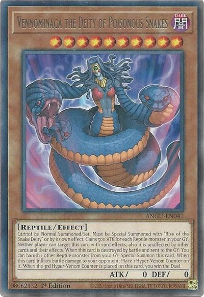 Vennominaga the Deity of Poisonous Snakes (ANGU-EN041) [Ancient Guardians]