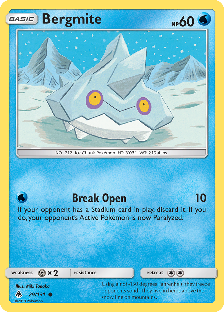Bergmite (29/131) [SM - Forbidden Light]