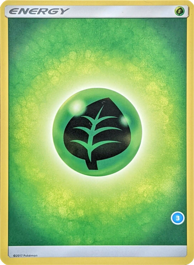 Grass Energy (3) [SM Trainer Kit: Alolan Sandslash & Alolan Ninetales]