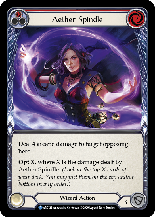 Aether Spindle (Red) (ARC126) [Arcane Rising]